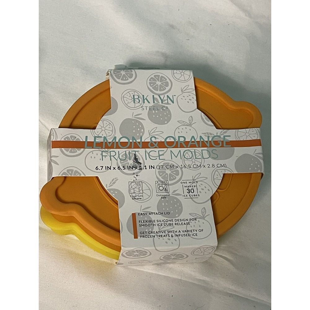 Fruit Shaped Silicone Mold Lemon Holes